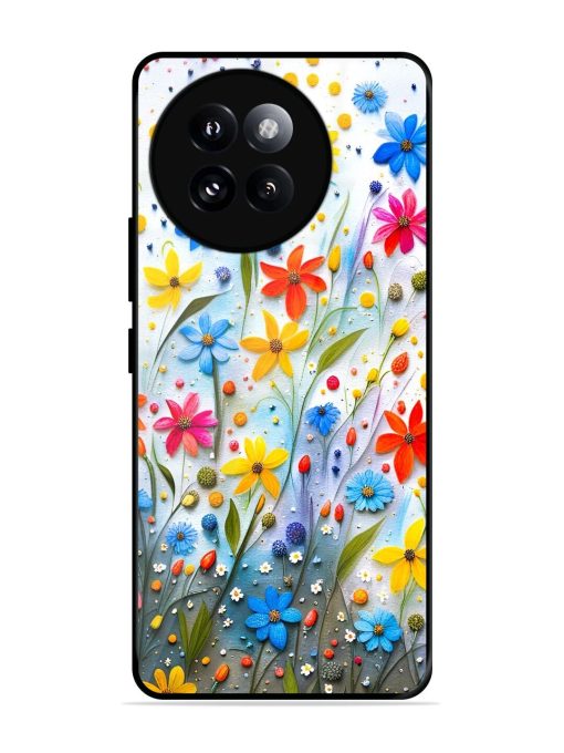 Vibrant Floral Glossy Soft Edge Case for Xiaomi Mi 14 Civi (5G) Chachhi