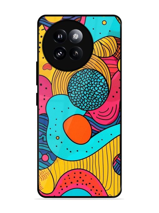 Psychedelic Patterns Glossy Soft Edge Case for Xiaomi Mi 14 Civi (5G) Chachhi