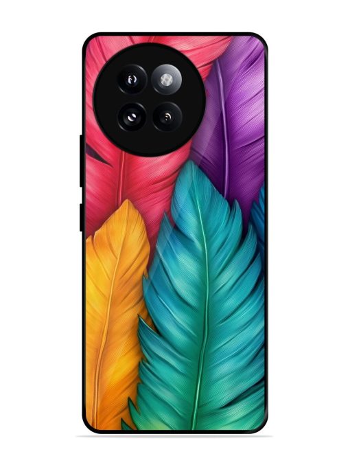 Rainbow Feathers Glossy Soft Edge Case for Xiaomi Mi 14 Civi (5G)