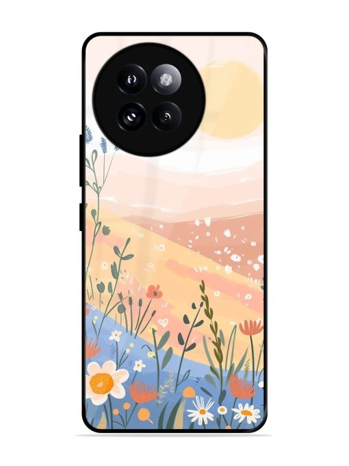 Golden Hour Blooms Glossy Soft Edge Case for Xiaomi Mi 14 Civi (5G) Chachhi