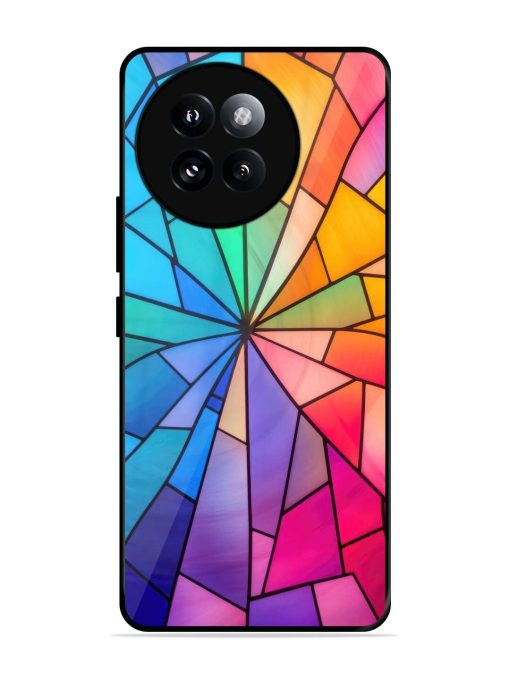 Stained Glass Kaleidoscope Of Colors Glossy Soft Edge Case for Xiaomi Mi 14 Civi (5G) Chachhi