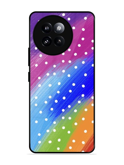 Rainbow Polka Dot Dream Glossy Soft Edge Case for Xiaomi Mi 14 Civi (5G) Chachhi