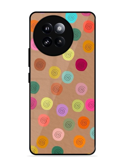 Swirly Dots On Kraft Glossy Soft Edge Case for Xiaomi Mi 14 Civi (5G)