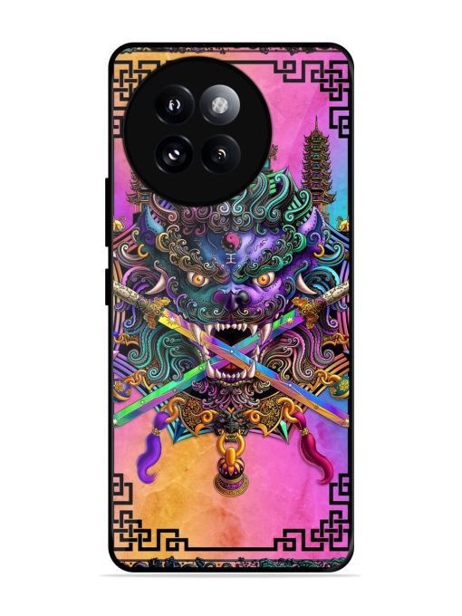 Psychedelic Fu Dog Tapestry Glossy Soft Edge Case for Xiaomi Mi 14 Civi (5G) Chachhi