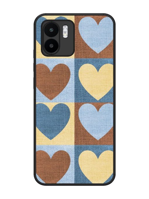 Hearts On Canvas Glossy Soft Edge Case for Xiaomi Mi A1 Chachhi