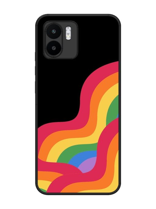 Wavy Rainbow Glossy Soft Edge Case for Xiaomi Mi A1 Chachhi