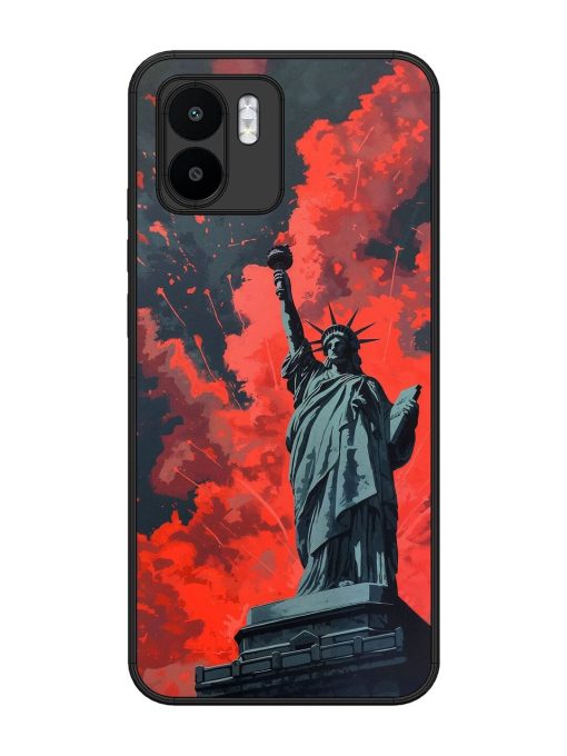 Lady Liberty'S Firework Finale Glossy Soft Edge Case for Xiaomi Mi A1 Chachhi