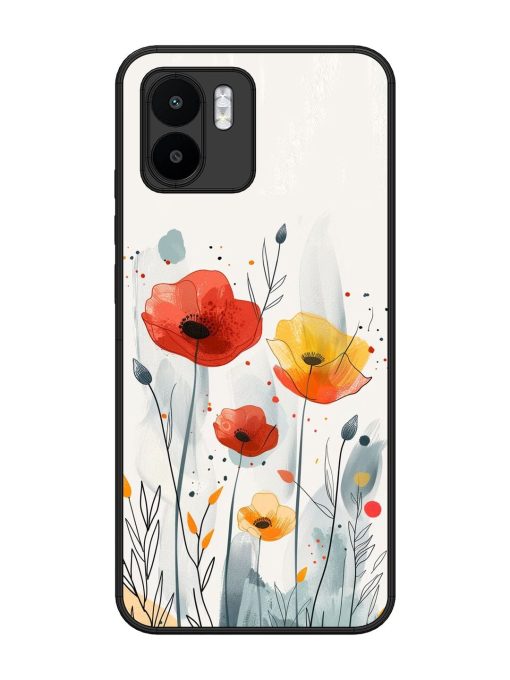 Poppy Fields Glossy Soft Edge Case for Xiaomi Mi A1 Chachhi