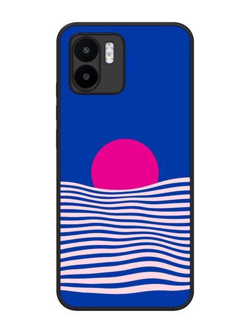 Pink Sunset Over Blue Waves Glossy Soft Edge Case for Xiaomi Mi A1 Chachhi