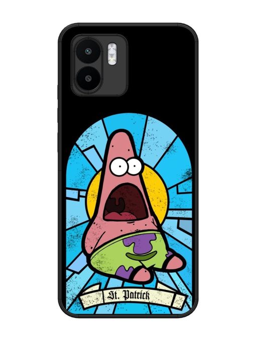 St. Patrick'S Day Stained Glass Patrick Star Glossy Soft Edge Case for Xiaomi Mi A1