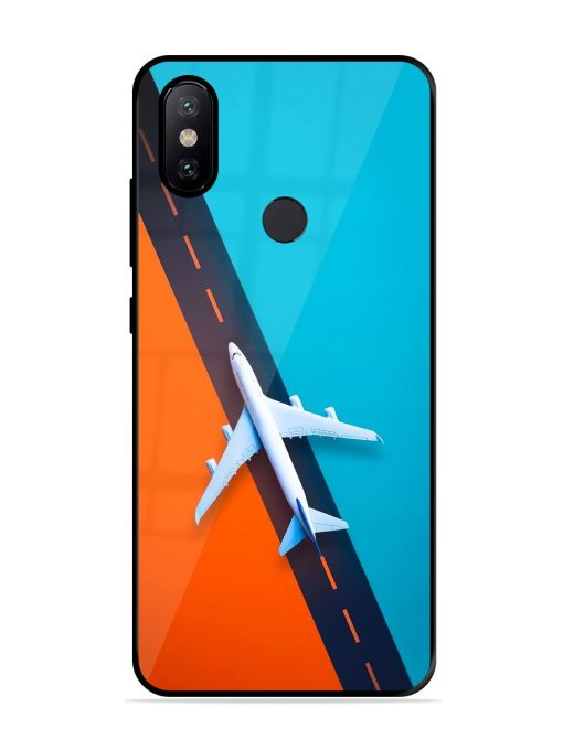 Skyward Bound Glossy Soft Edge Case for Xiaomi Mi A2 Chachhi