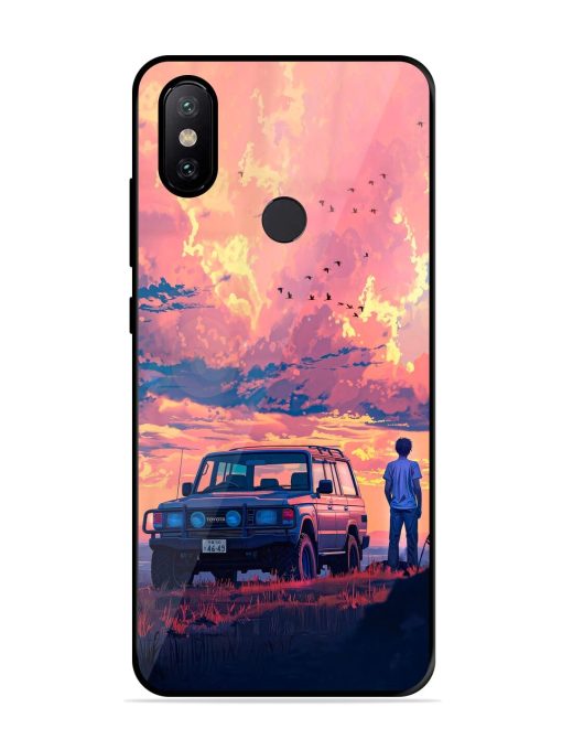 Solitude'S Horizon Glossy Soft Edge Case for Xiaomi Mi A2 Chachhi