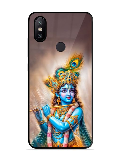 Divine Krishna Glossy Soft Edge Case for Xiaomi Mi A2 Chachhi