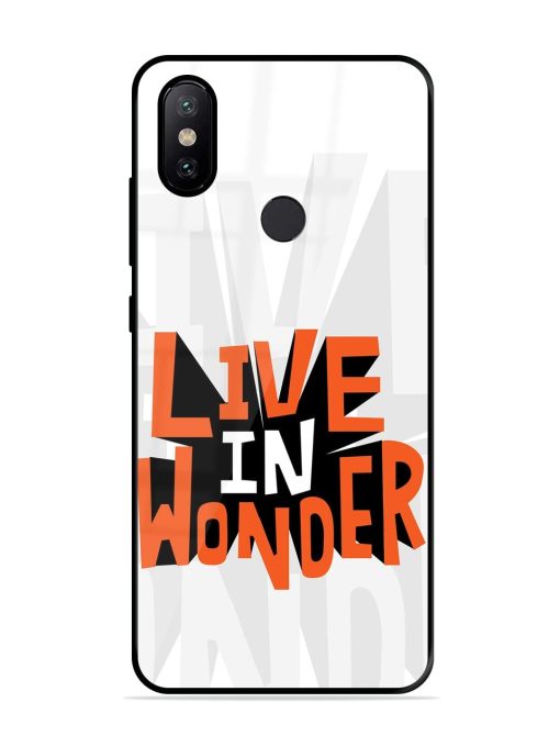 Wonder Burst Glossy Soft Edge Case for Xiaomi Mi A2 Chachhi