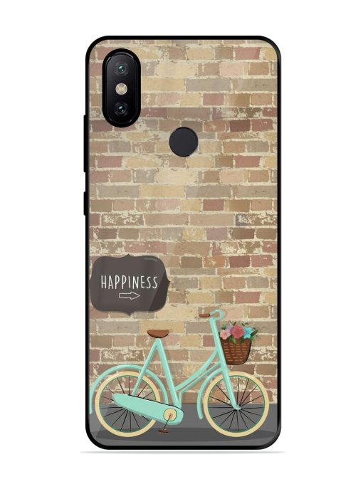 Pedaling Towards Happiness Glossy Soft Edge Case for Xiaomi Mi A2 Chachhi