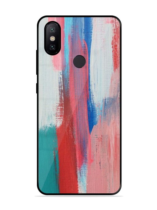 Colorful Chaos Glossy Soft Edge Case for Xiaomi Mi A2 Chachhi