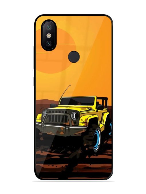 Sunset Cruise Glossy Soft Edge Case for Xiaomi Mi A2 Chachhi