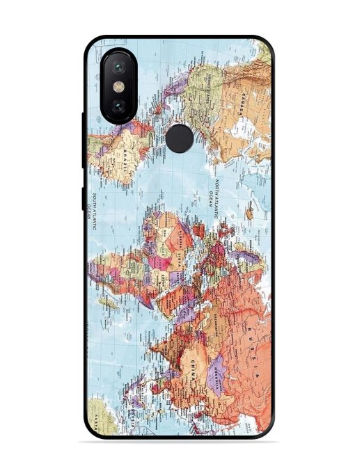 Our Blue Marble Glossy Soft Edge Case for Xiaomi Mi A2 Chachhi