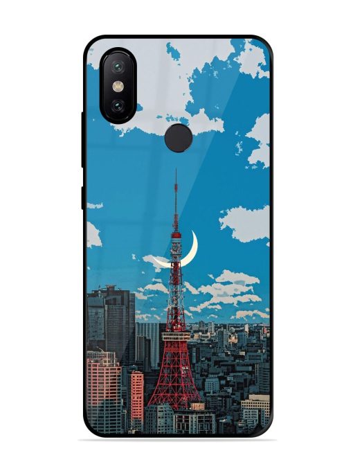 Tokyo Twilight Glossy Soft Edge Case for Xiaomi Mi A2 Chachhi