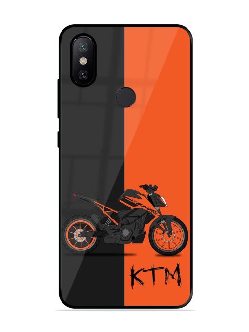 Orange Beast Glossy Soft Edge Case for Xiaomi Mi A2 Chachhi