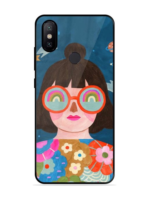 Dreamscape Vision Glossy Soft Edge Case for Xiaomi Mi A2 Chachhi