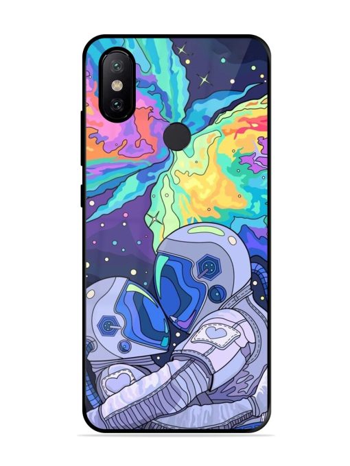 Cosmic Love Glossy Soft Edge Case for Xiaomi Mi A2 Chachhi