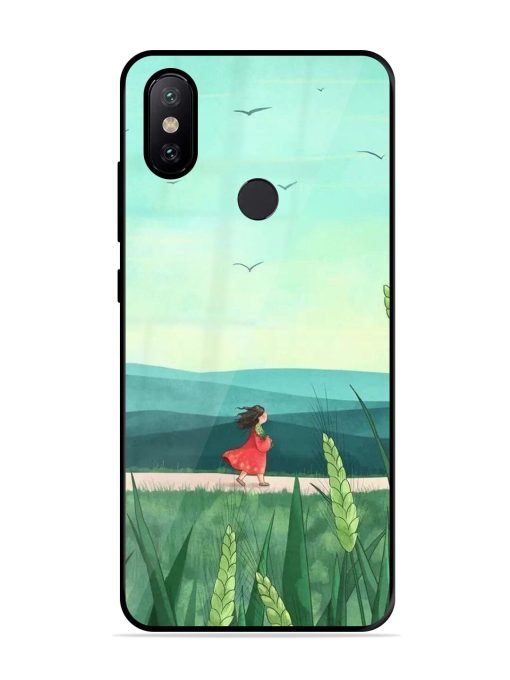 Solitude'S Serenity Glossy Soft Edge Case for Xiaomi Mi A2