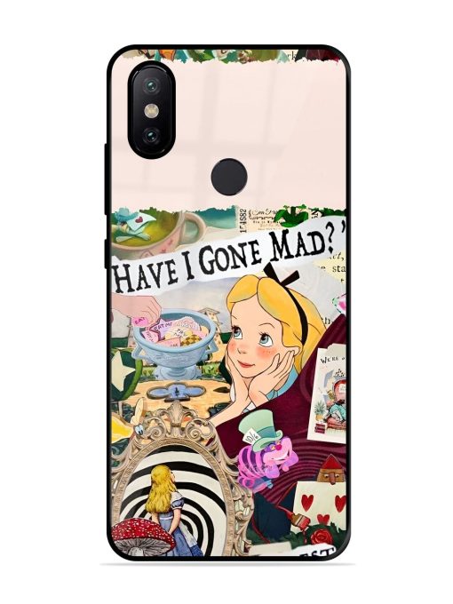 Mad Hatter'S Collage Glossy Soft Edge Case for Xiaomi Mi A2 Chachhi