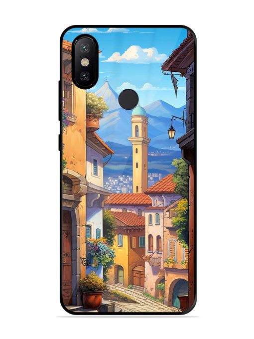 Tuscan Twilight Glossy Soft Edge Case for Xiaomi Mi A2 Chachhi