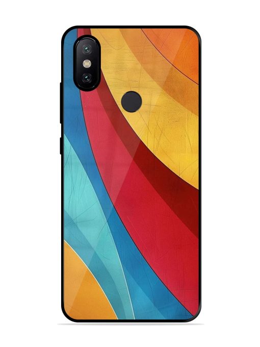 Curving Canvas Glossy Soft Edge Case for Xiaomi Mi A2 Chachhi