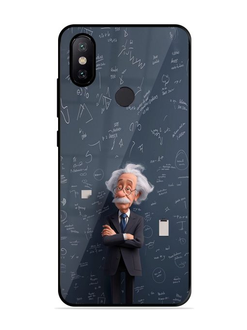 Albert Einstein Glossy Soft Edge Case for Xiaomi Mi A2 Chachhi