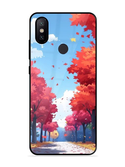 Autumn'S Embrace Glossy Soft Edge Case for Xiaomi Mi A2 Chachhi