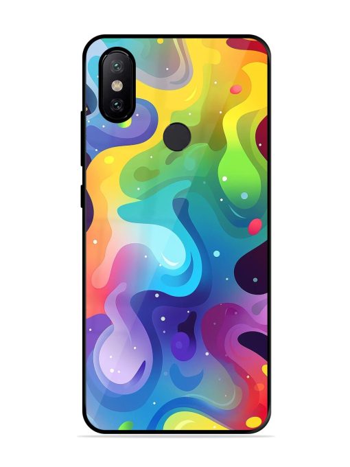 Rainbow River Glossy Soft Edge Case for Xiaomi Mi A2 Chachhi