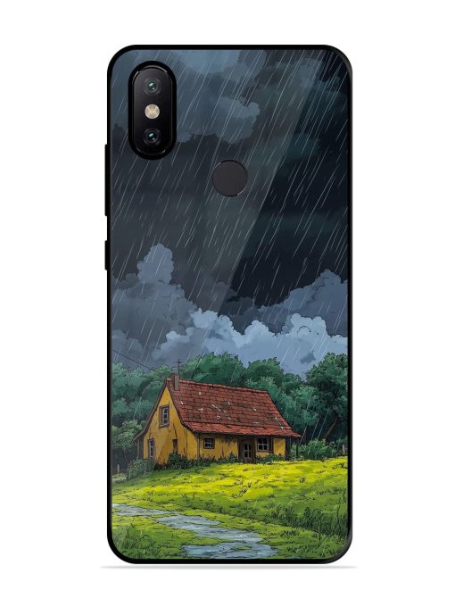 Rainy Day Retreat Glossy Soft Edge Case for Xiaomi Mi A2 Chachhi