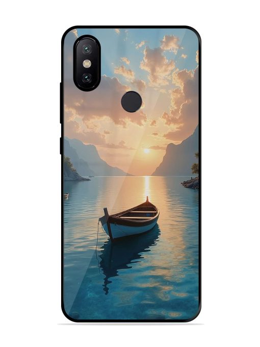 Serene Sunset Glossy Soft Edge Case for Xiaomi Mi A2 Chachhi