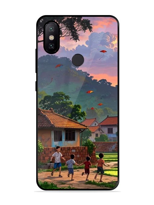 Sunset Play Glossy Soft Edge Case for Xiaomi Mi A2 Chachhi