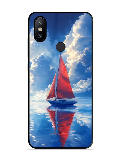 Crimson Sails Glossy Soft Edge Case for Xiaomi Mi A2 Chachhi