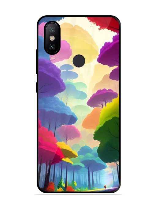 Rainbow Road Glossy Soft Edge Case for Xiaomi Mi A2 Chachhi