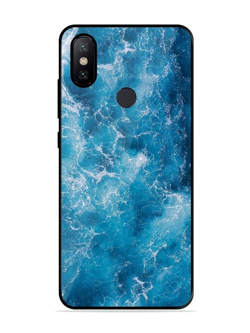 Oceanic Abyss Glossy Soft Edge Case for Xiaomi Mi A2 Chachhi