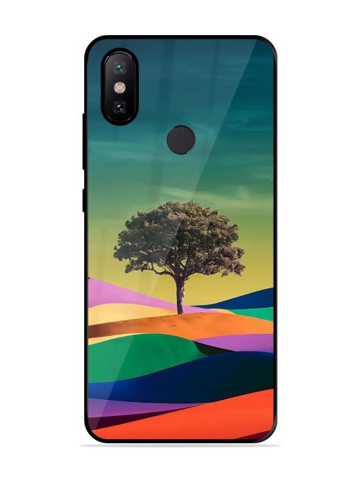 Rainbow'S Lone Sentinel Glossy Soft Edge Case for Xiaomi Mi A2 Chachhi