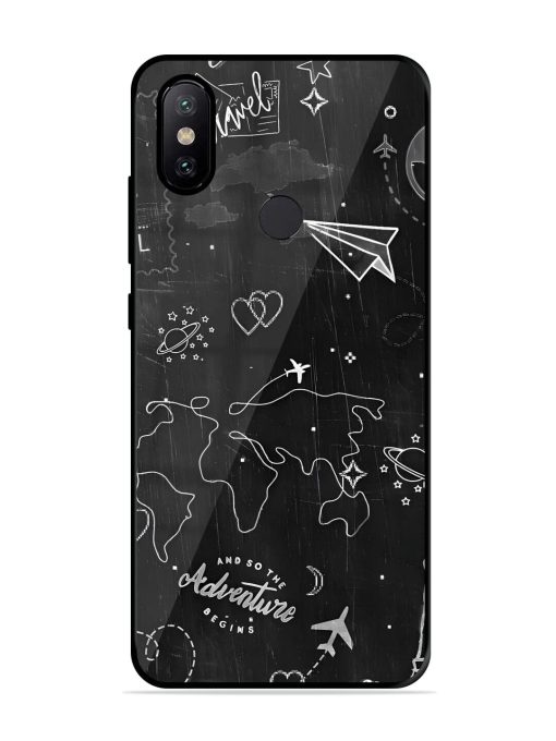 Wanderlust Sketchbook Glossy Soft Edge Case for Xiaomi Mi A2 Chachhi