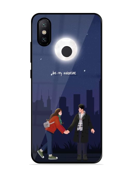 Moonlight Proposal Glossy Soft Edge Case for Xiaomi Mi A2 Chachhi