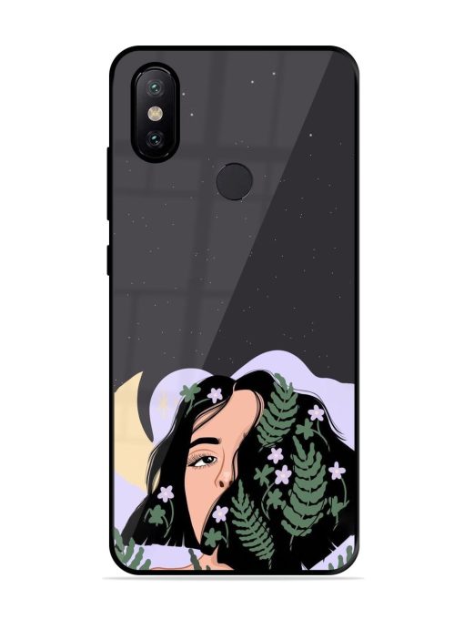 Lunar Lullaby Glossy Soft Edge Case for Xiaomi Mi A2 Chachhi