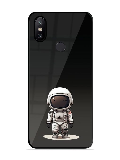 Neon Astronaut Glossy Soft Edge Case for Xiaomi Mi A2 Chachhi