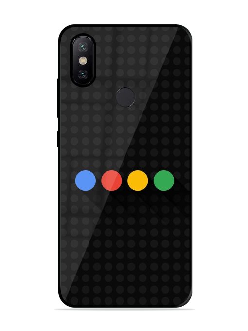 Google Dots Glossy Soft Edge Case for Xiaomi Mi A2 Chachhi