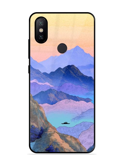 Mountain Mist Glossy Soft Edge Case for Xiaomi Mi A2