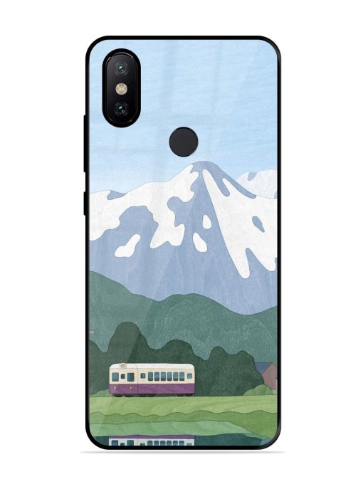 Mountainside Reflections Glossy Soft Edge Case for Xiaomi Mi A2 Chachhi