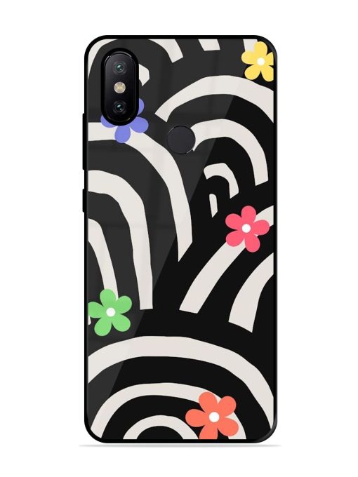 Rainbow Arcs Glossy Soft Edge Case for Xiaomi Mi A2 Chachhi