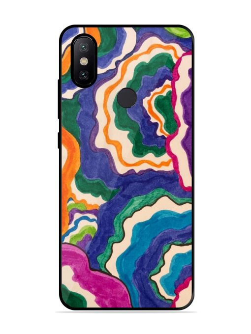 Wavy Wonder Glossy Soft Edge Case for Xiaomi Mi A2 Chachhi