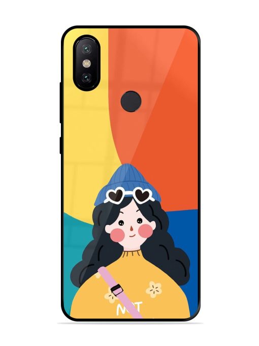 Colorful Vibes Glossy Soft Edge Case for Xiaomi Mi A2 Chachhi